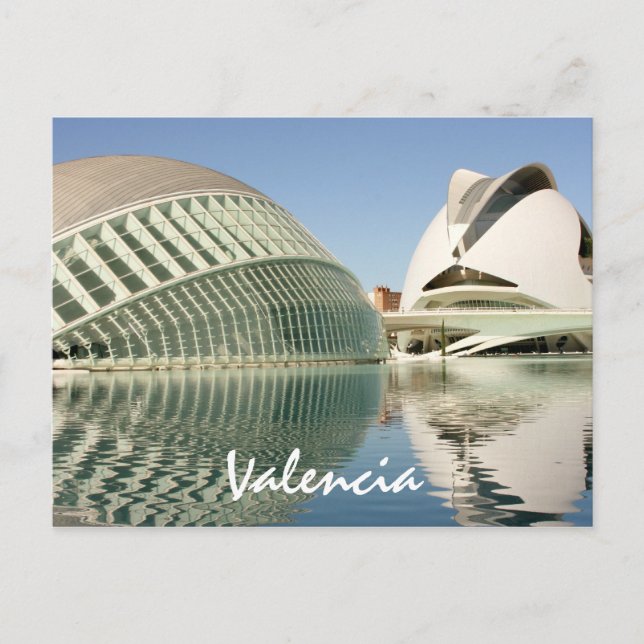 Postkarte Valencia Spanien (Vorderseite)
