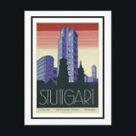 Postkarte - Verkehrsverein Stuttgart<br><div class="desc">Art Deco Verkehrsverein Stuttgart (Verkehrsverein Stuttgart) Werbeplakat. Feedback willkommen,  danke.</div>