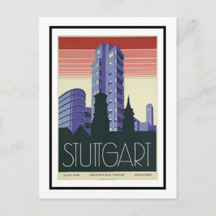 Postkarte - Verkehrsverein Stuttgart