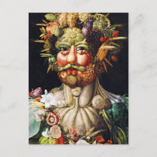 Postkarte: Vertumnus (Portrait von Rudolf II) Postkarte