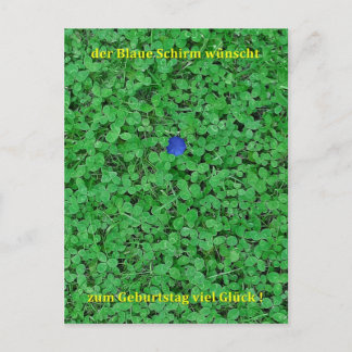 Postkarte - Viel Glück