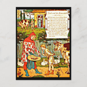 Postkarte-Vintage Abbildung - Walter Crane 4 Postkarte