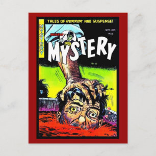 Postkarte Vintage-Comicbook-Cover