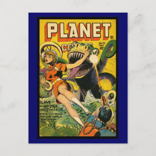 Postkarte Vintage-Comicbook-Cover