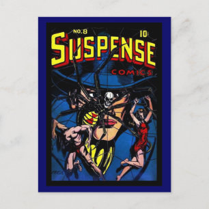 Postkarte Vintage-Comicbook-Cover