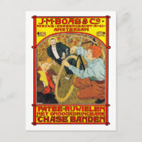Postkarte: Vintage Fahrradwerbung