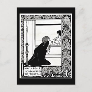 Postkarte-Vintage-Illustration-Aubrey Beardsley 21 Postkarte