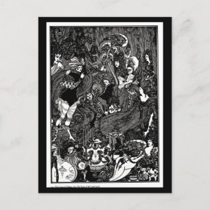 Postkarte-Vintage-Illustration-Aubrey Beardsley 30 Postkarte