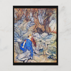 Postkarte-Vintage-Illustration-Rackham 34 Postkarte
