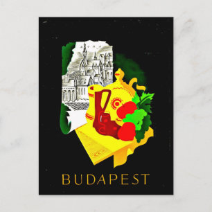Postkarte-Vintage Reise-Budapest Postkarte