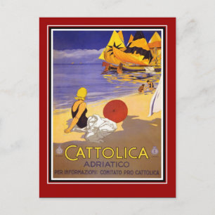 Postkarte Vintage Reise Italien