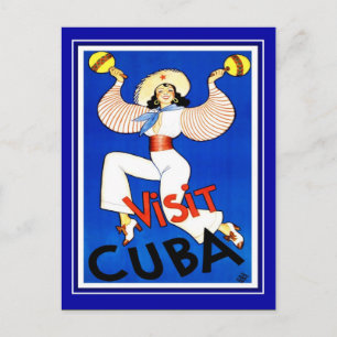 Postkarte Vintage Reise Kuba