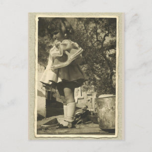 Postkarte Vintage Retro Fotografie