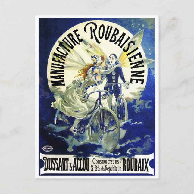 Postkarte: Vintage Zyklen: Roubaisien Postkarte (Vorderseite)