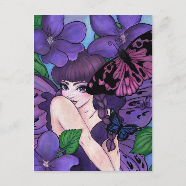 Postkarte "Violet" (Vorderseite)