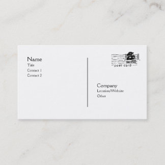 Postkarte Visitenkarte
