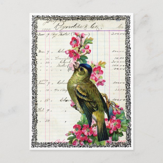 Postkarte Vogel (Vorderseite)