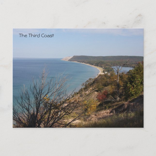 Postkarte vom Michigan-See (Vorderseite)