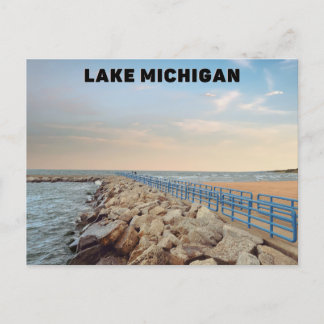 Postkarte vom Michigan-See
