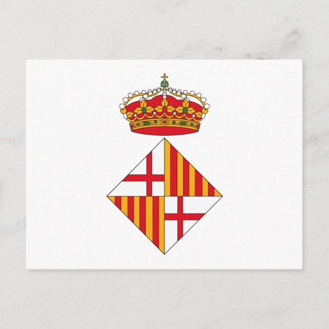 Postkarte von Barcelona (Vorderseite)