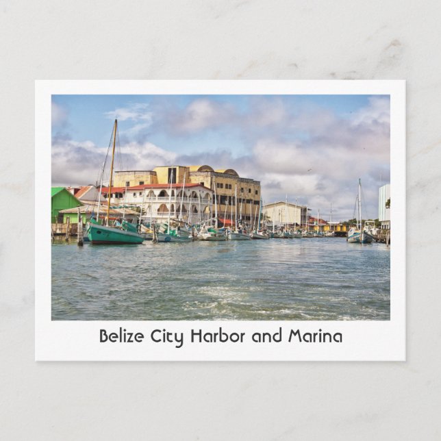 Postkarte von Belize City (Vorderseite)