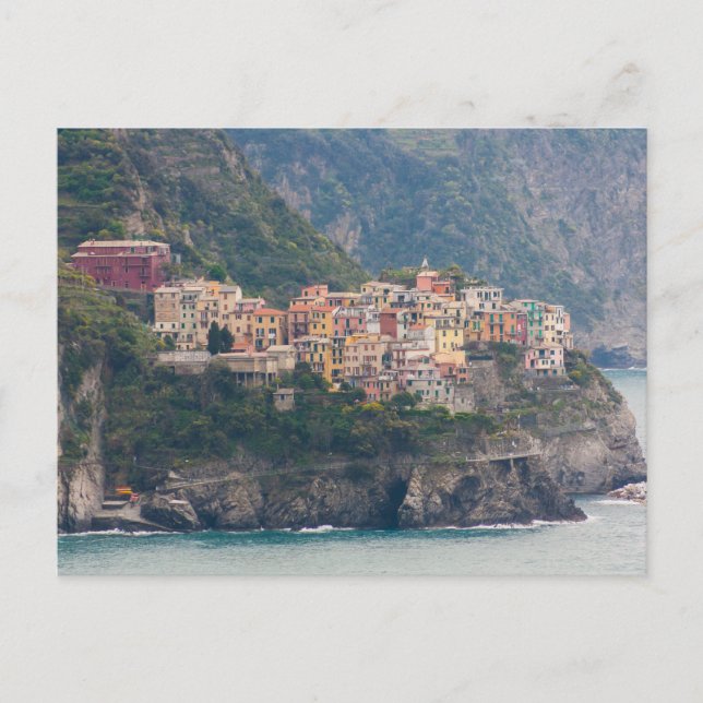 Postkarte von Corniglia, Cinque Terre, Italien (Vorderseite)
