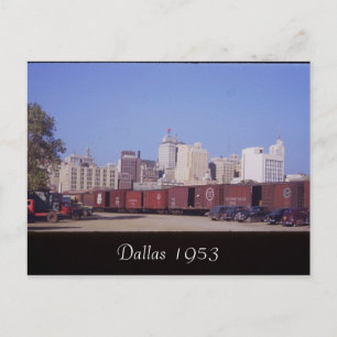 Postkarte von Dallas 1953