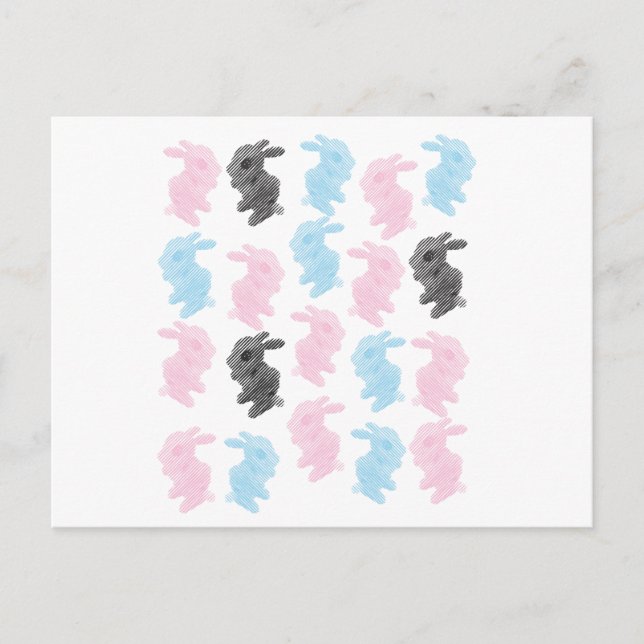 Postkarte von den Bunnies (Vorderseite)