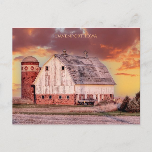 Postkarte von Iowa (Vorderseite)