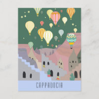 Postkarte von Kappadokien | Kapadokya Balloon Drea