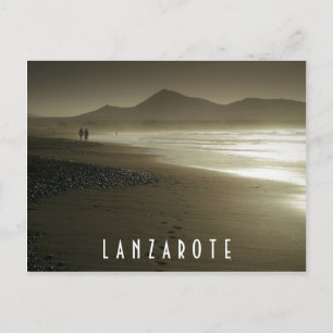 Postkarte von Lanzarote - Playa de Famara