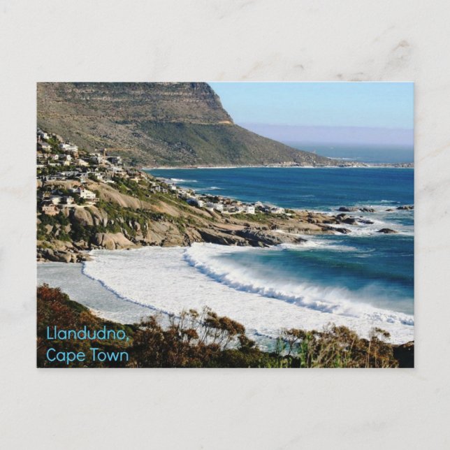 Postkarte von Llandudno, Kapstadt, Südafrika (Vorderseite)
