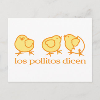 Postkarte von Los Pollitos Dicen