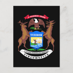 Postkarte von Michigan