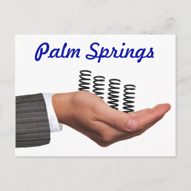 Postkarte von "Palm Springs" (Vorderseite)