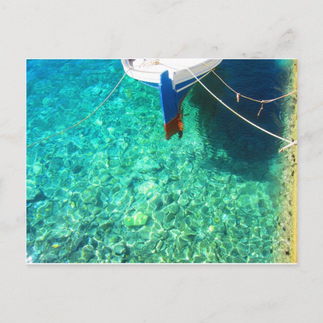 Postkarte von Panormos auf Tinos Island, Griechenl (Vorderseite)