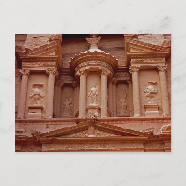 Postkarte von Petra, Jordanien (Vorderseite)