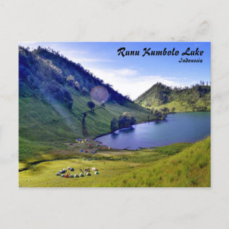 Postkarte von Ranu Kumbolo Lake Indonesien