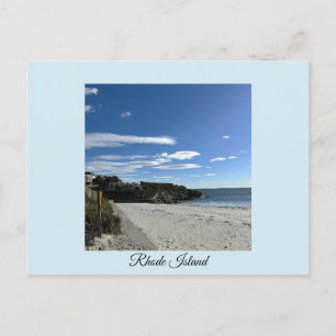 Postkarte von Rhode Island Ozean Klippenseite