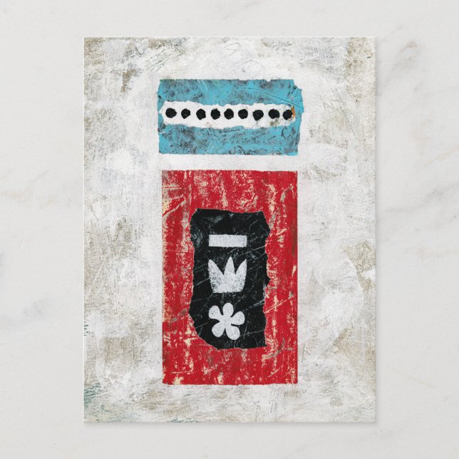 Postkarte von Sevilla - Abstrakte Kunst (Vorderseite)