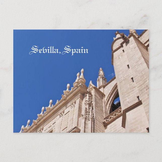 Postkarte von Sevilla, Spanien (Vorderseite)