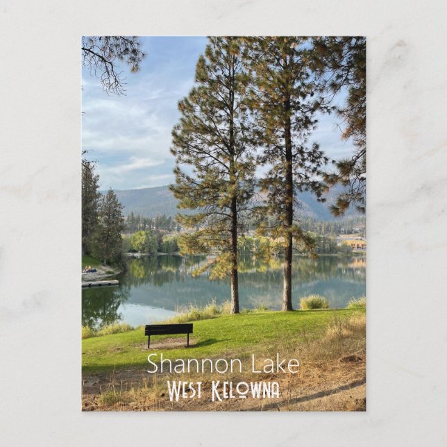 Postkarte von Shannon Lake in West Kelowna, Kanada (Vorderseite)