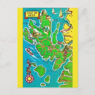 Postkarte von Skye in Schottland