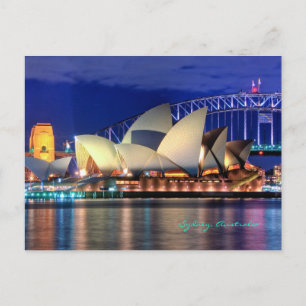 Postkarte von Sydney, Australien