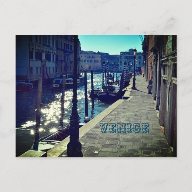 Postkarte von Venedig (Vorderseite)