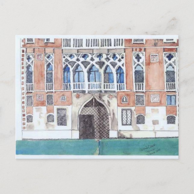 Postkarte von Venedig (Vorderseite)