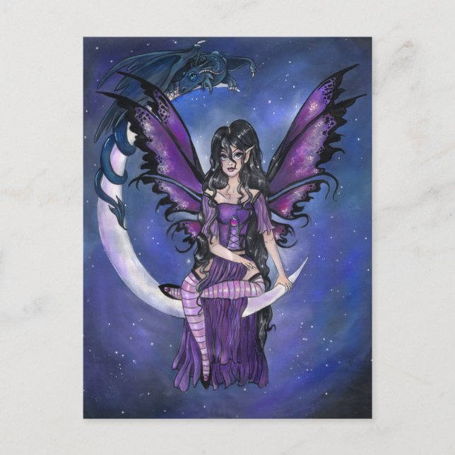 Postkarte "Wächter des Mondes" (Vorderseite)