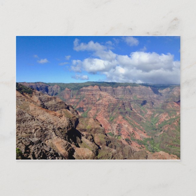 Postkarte Waimea Tal der Insel Kauai (Vorderseite)