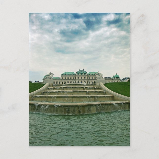 Postkarte "Wasserfall Stadt" (Vorderseite)