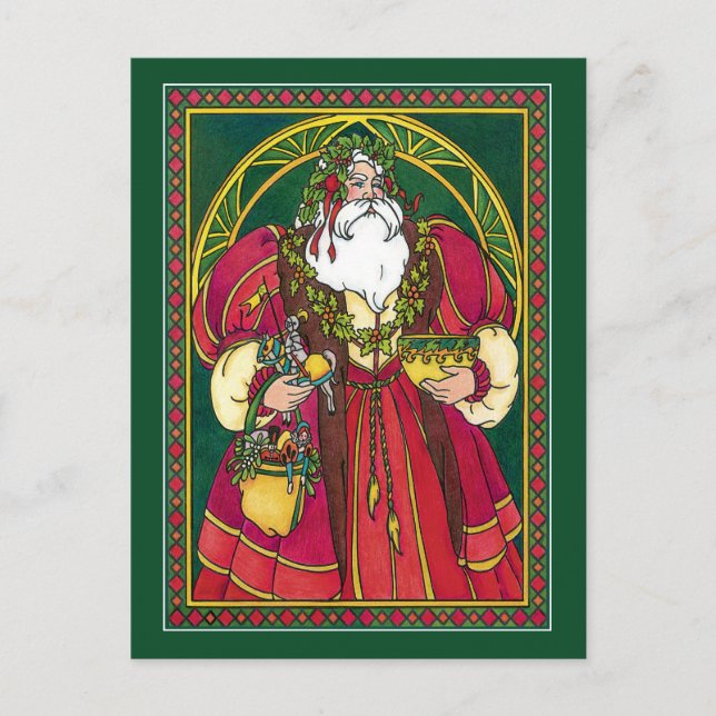 Postkarte: Weihnachten - Weihnachten - Feier (Vorderseite)